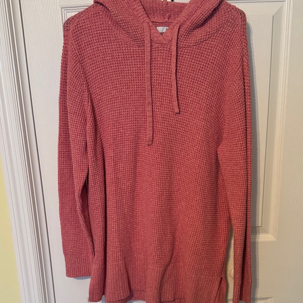 Sonoma Pink Textured Hoodie